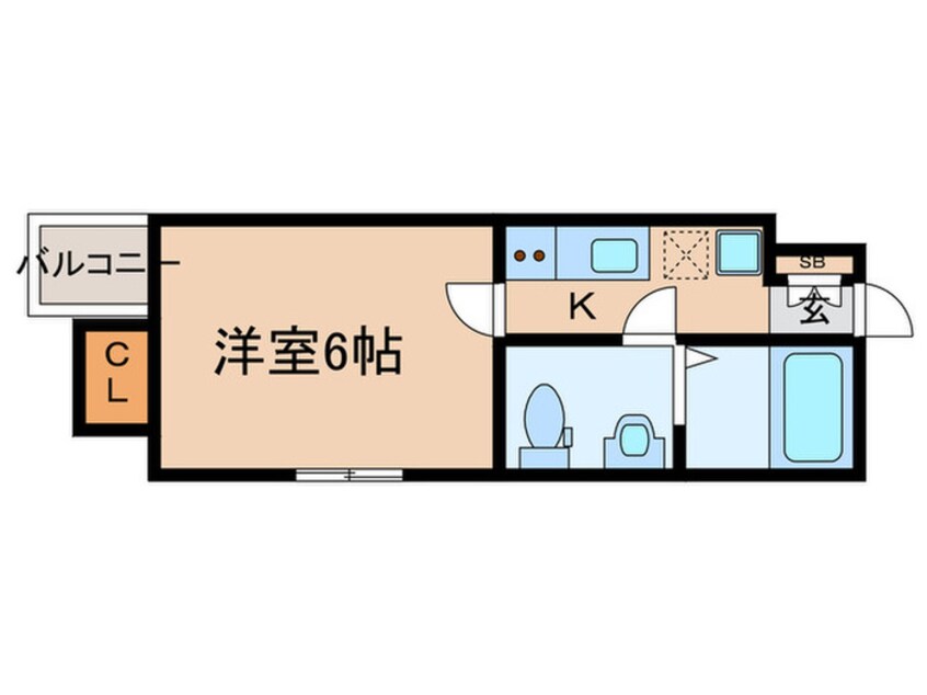 間取図 仮）CASA松原