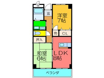 間取図 レ－ゼンハイムⅡ