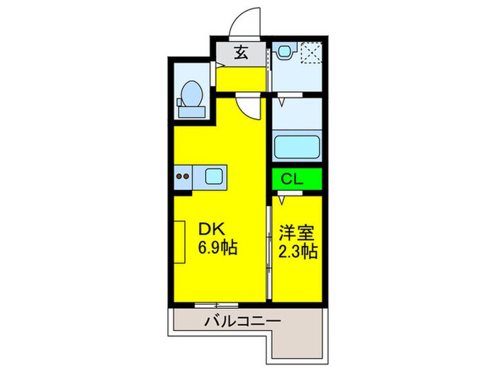 間取り図 Almo　Casa三国ヶ丘