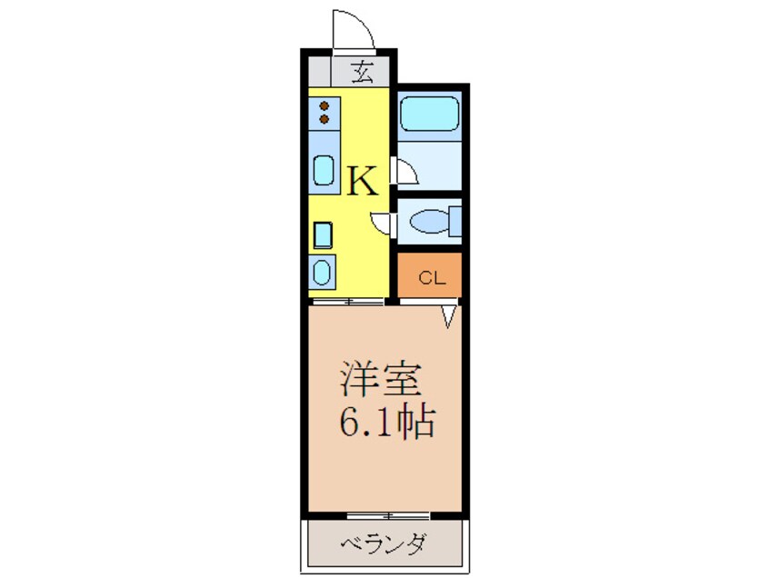 間取図 ウィニング・パラ江坂