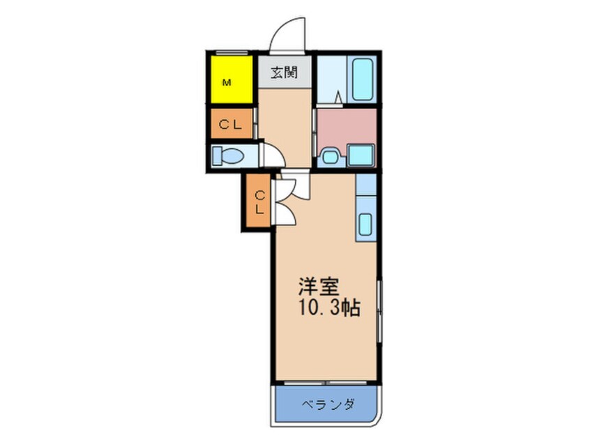 間取図 ゼスト大淀