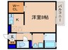キャトルセゾン瀬田西 1Kの間取り