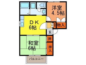 間取図 ル・シェ－ル平松