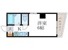 ドミール松田 1Kの間取り