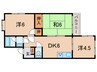 池田マンション 3DKの間取り