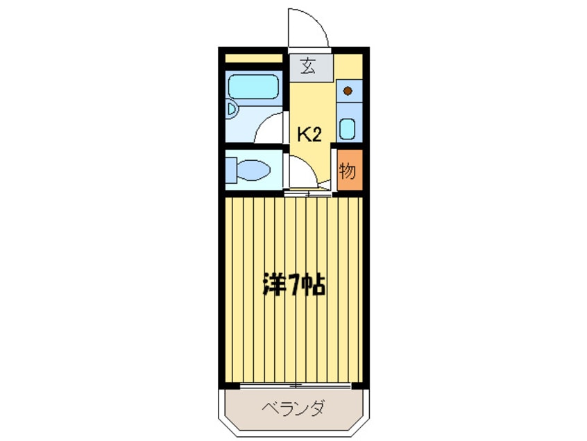 間取図 アソシアⅠ