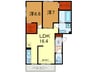 栖Ⅲ 2LDKの間取り
