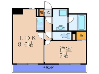 間取図 サンメゾン玉川