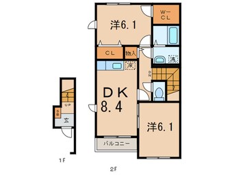 間取図 フローラ上津台Ⅱ番館