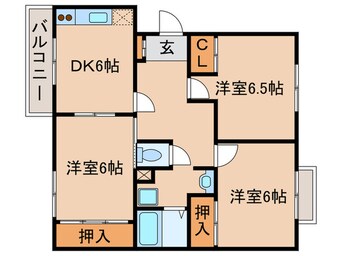 間取図 シャト－ペガサス