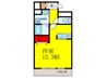 レフィナ－ド茨木 1Rの間取り