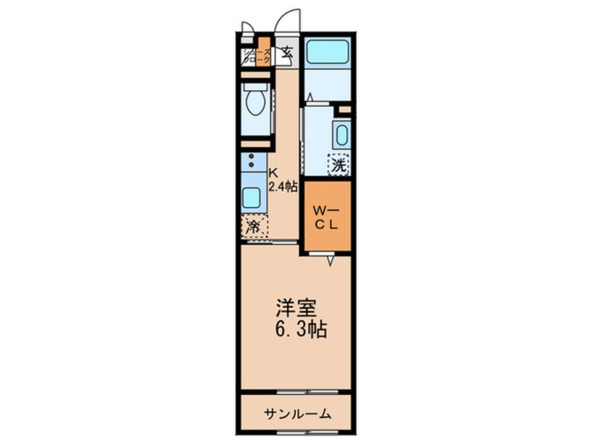 間取図 フローラル