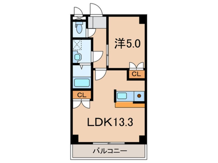 間取図 サンモ－ル和坂