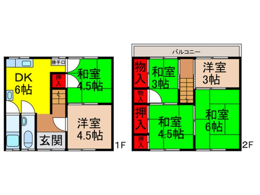 間取図 光栄荘