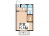 花谷マンション 1Kの間取り