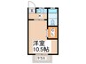 花谷マンション 1Kの間取り