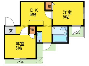 間取図 アメニティー大東１番館