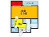 フジパレス滝井元町Ⅰ番館 1Kの間取り