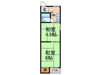 間取図 万代マンション