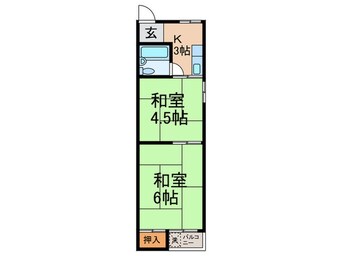 間取図 万代マンション