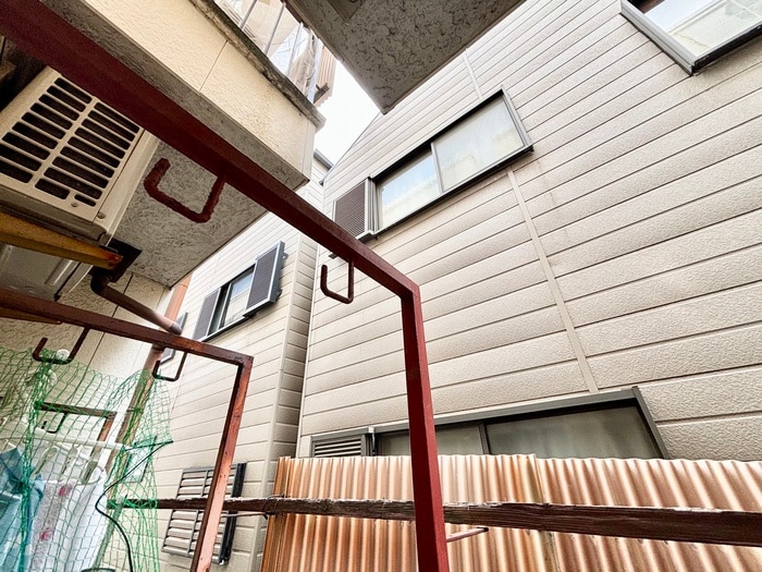 室内からの展望 万代マンション