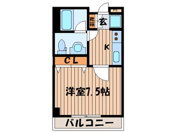 間取図 ヴェルドゥ－ル茨木