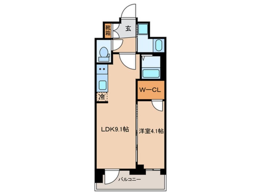 間取図 プレサンス十条凛華(320)