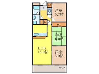 間取図 グロ－バルサイト茨木