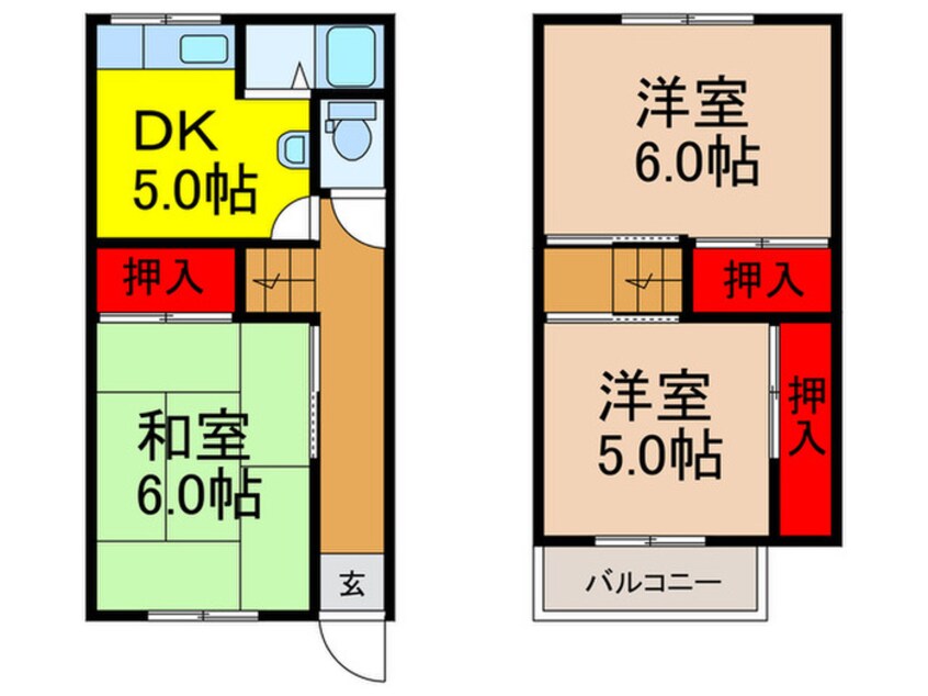 間取図 上四条町戸建