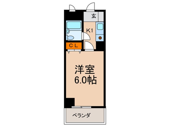 間取り図 シャルムメゾン六甲道(303)