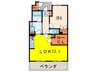 グラン・ブルー宝塚Ⅱ（５１２） 1LDKの間取り