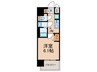 プレサンス緑橋ソレアス(501) 1Kの間取り