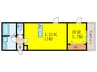 オアシスⅡ 1LDKの間取り