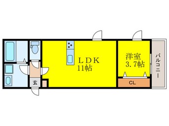 間取図 オアシスⅡ