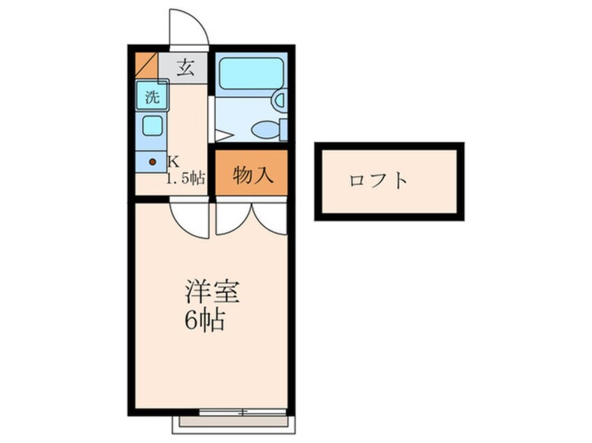 間取図 エンジェルコスモ稲葉荘Ⅲ