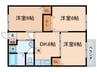 リヴェール 3DKの間取り