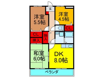 間取図 フリーディオ山之上