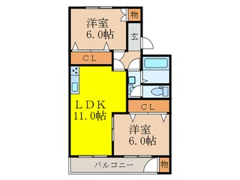 間取図 吹東マンション