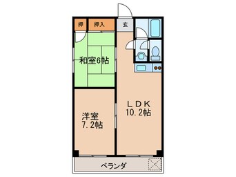 間取図 ソレイユ磯路