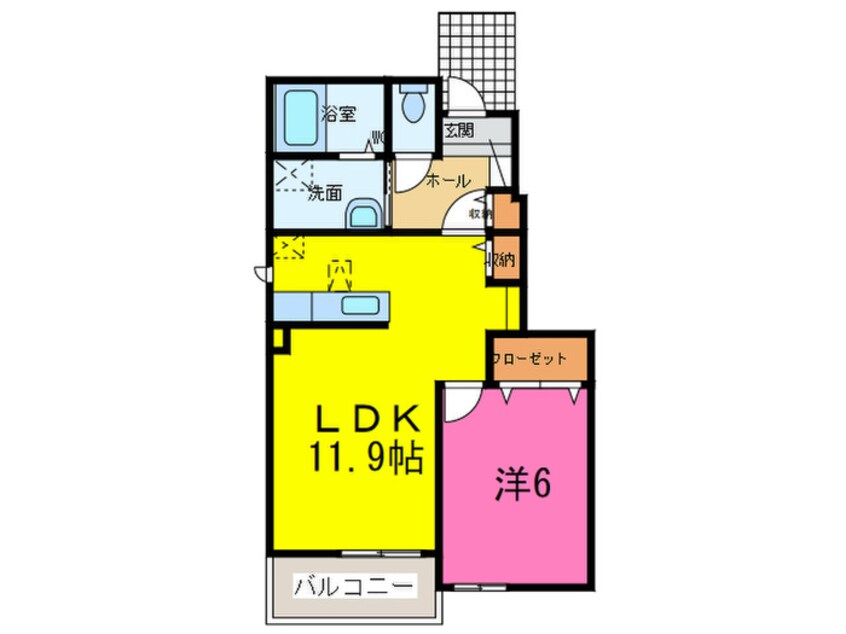 間取図 フリーデⅡ
