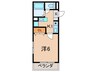 センジュリ－ 1Kの間取り