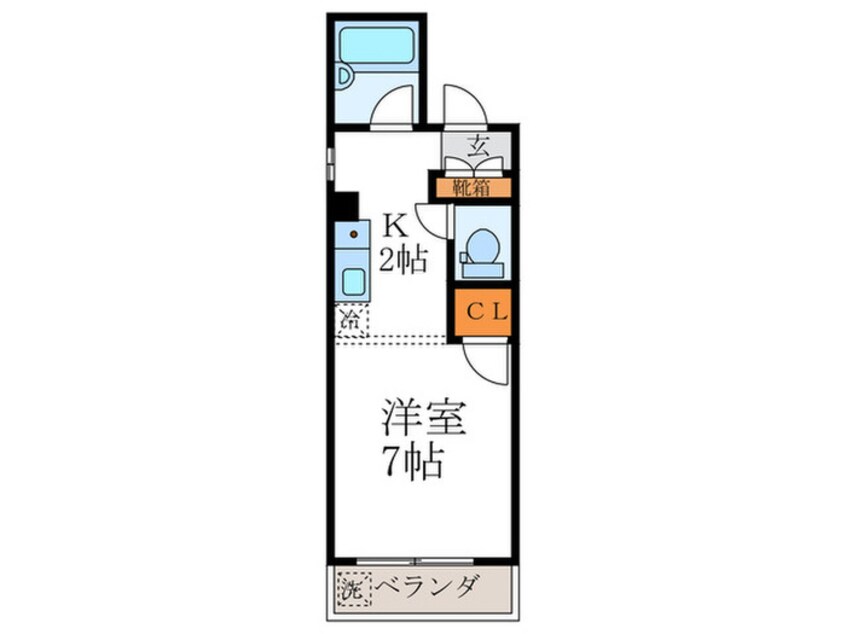 間取図 モナクヴィラウエバ