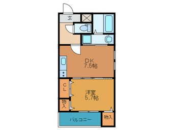 間取図 フジパレス守口Ⅱ番館