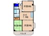 宇治プラザ 3DKの間取り
