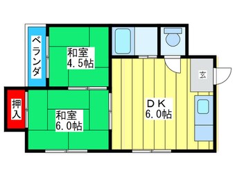 間取図 アインス今里