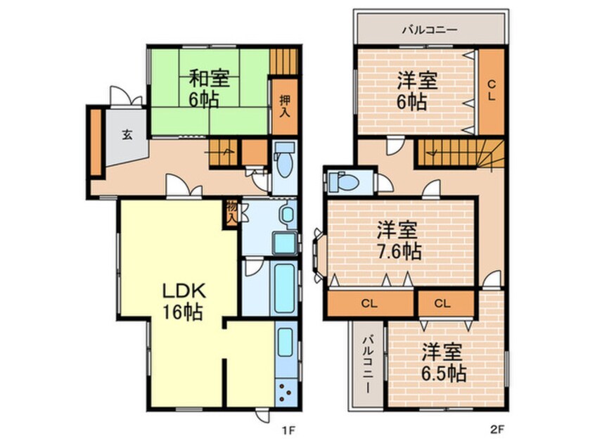 間取図 西宮市木津山町戸建