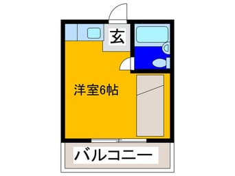 間取図 レナジア長原
