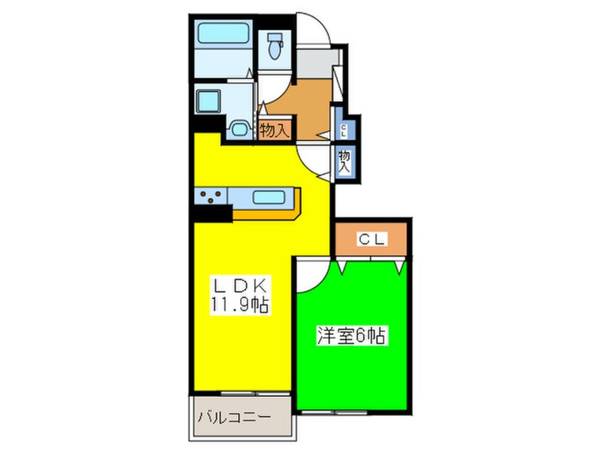 間取図 フリーデⅢ