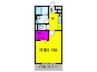 WISTERIA PLACE 1Kの間取り