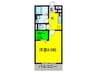 WISTERIA PLACE 1Kの間取り